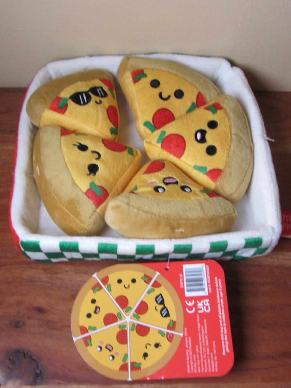 plush emotional support pizza 2024 NWT what do you meme?  (W6564)